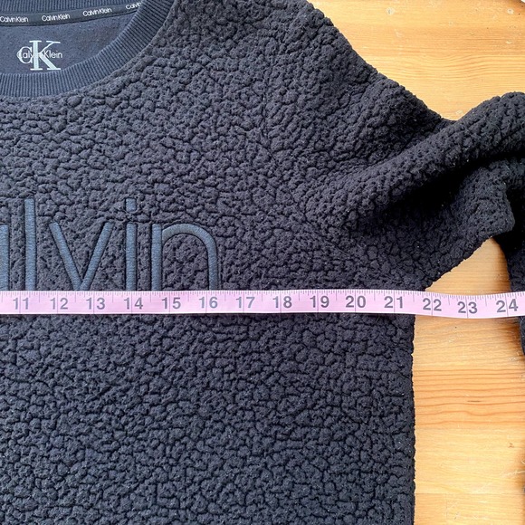 Calvin Klein Teddy Long Sleeve Oversized Sweater Size small - Picture 8 of 9